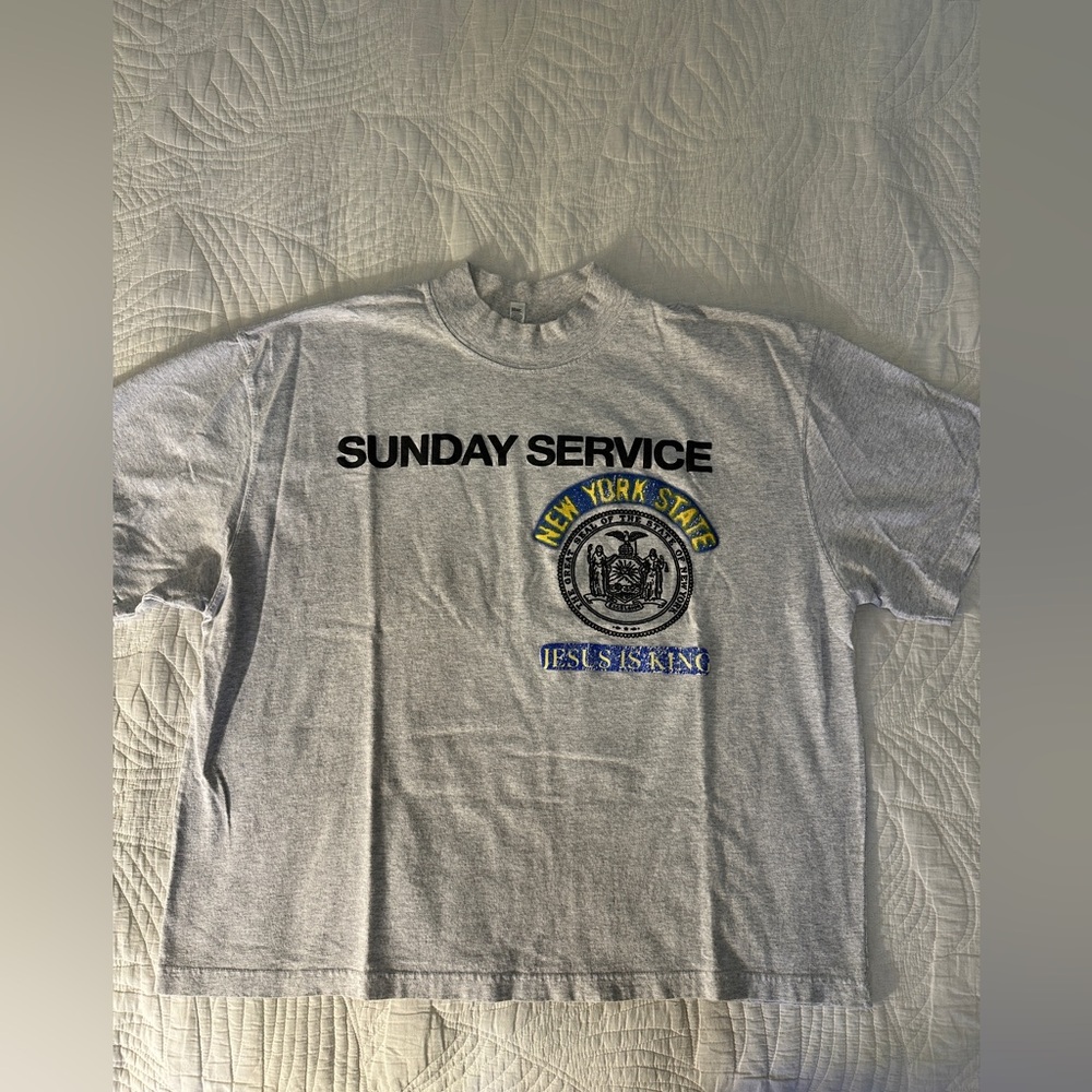 Yeezy / LA Apparel: Jesus is King NYC Sunday Service Tshirt